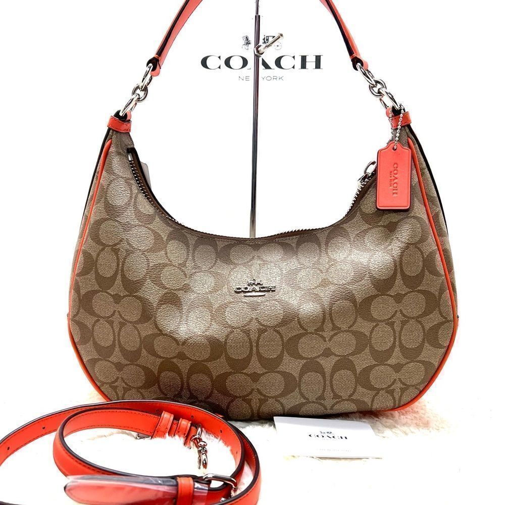 🔥🌷NWT! Coach F58288 Sig Harley EW Hobo Handbag Msrp:$375.00 - Picture 2 of 13